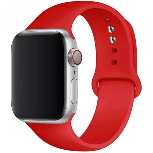 Trending Sports Silicone Watch Band, Soft Sweatproof Durable Replacement Strap Fully Compatible with All Apple Watch 38–49Mm, Vibrant Colorful Casual Sports Smartwatch Accessory for Workout Daily Commute Outdoor Styling (Watch Not Included, Band Only)